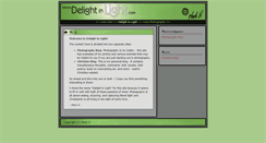 Desktop Screenshot of delightinlight.com